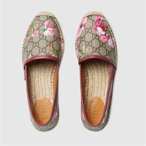 gucci blooms espadrille|gucci platform espadrilles women.